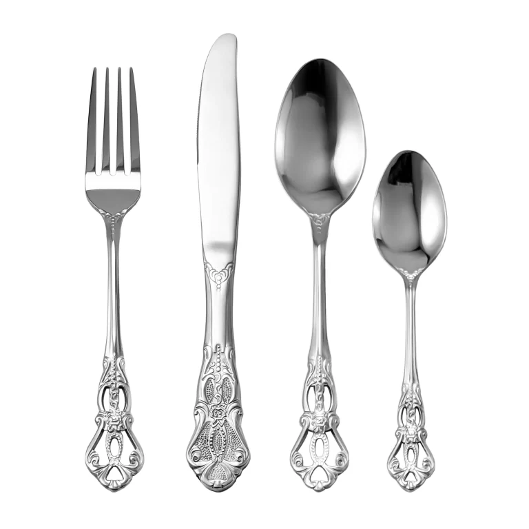 Medieval Style Bulk Silverware Sets, Wholesale Spoons Forks Knives Set