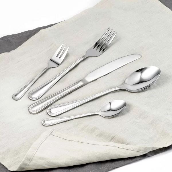 Double line wholesale flatware bulk, commercial silverware-2