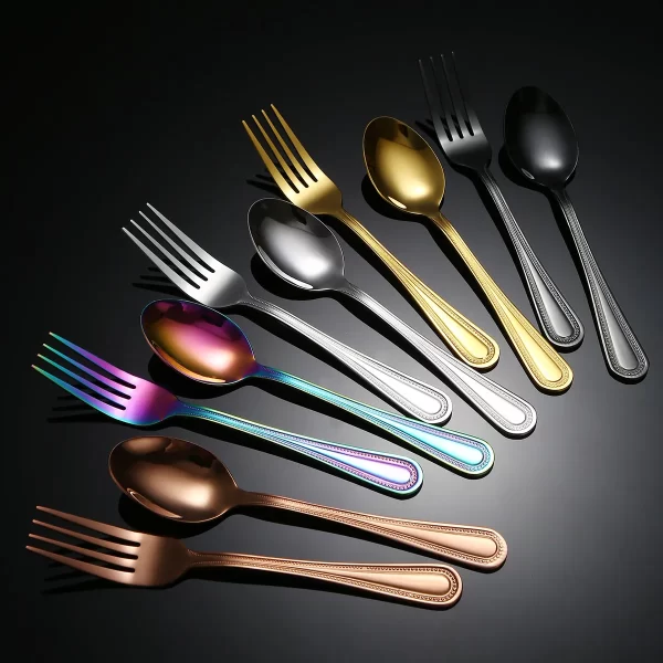 Luxury Wholesale Wedding Cutlery, Commercial Silverware Sets - Imagen 6