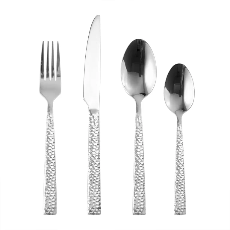 Hammered Handle Wholesale Silverware Sets, Bulk Cutlery Sets-2