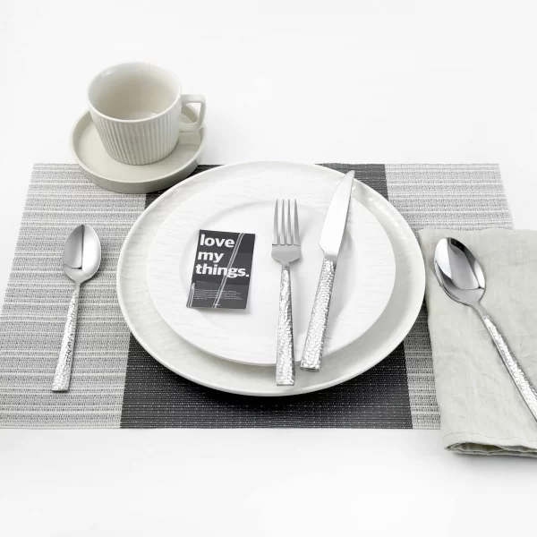Hammered Handle Wholesale Silverware Sets, Bulk Cutlery Sets-6