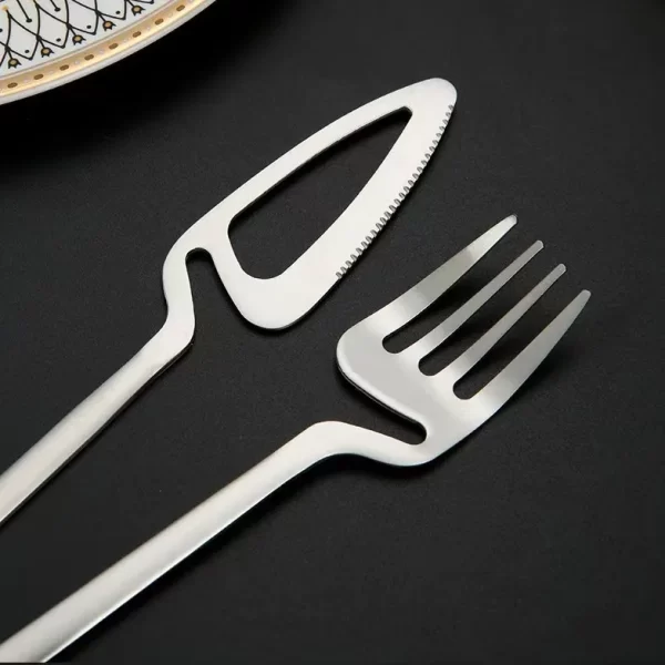 Cute Irregular Shapes Eco Friendly Cutlery Bulk For Catering-4