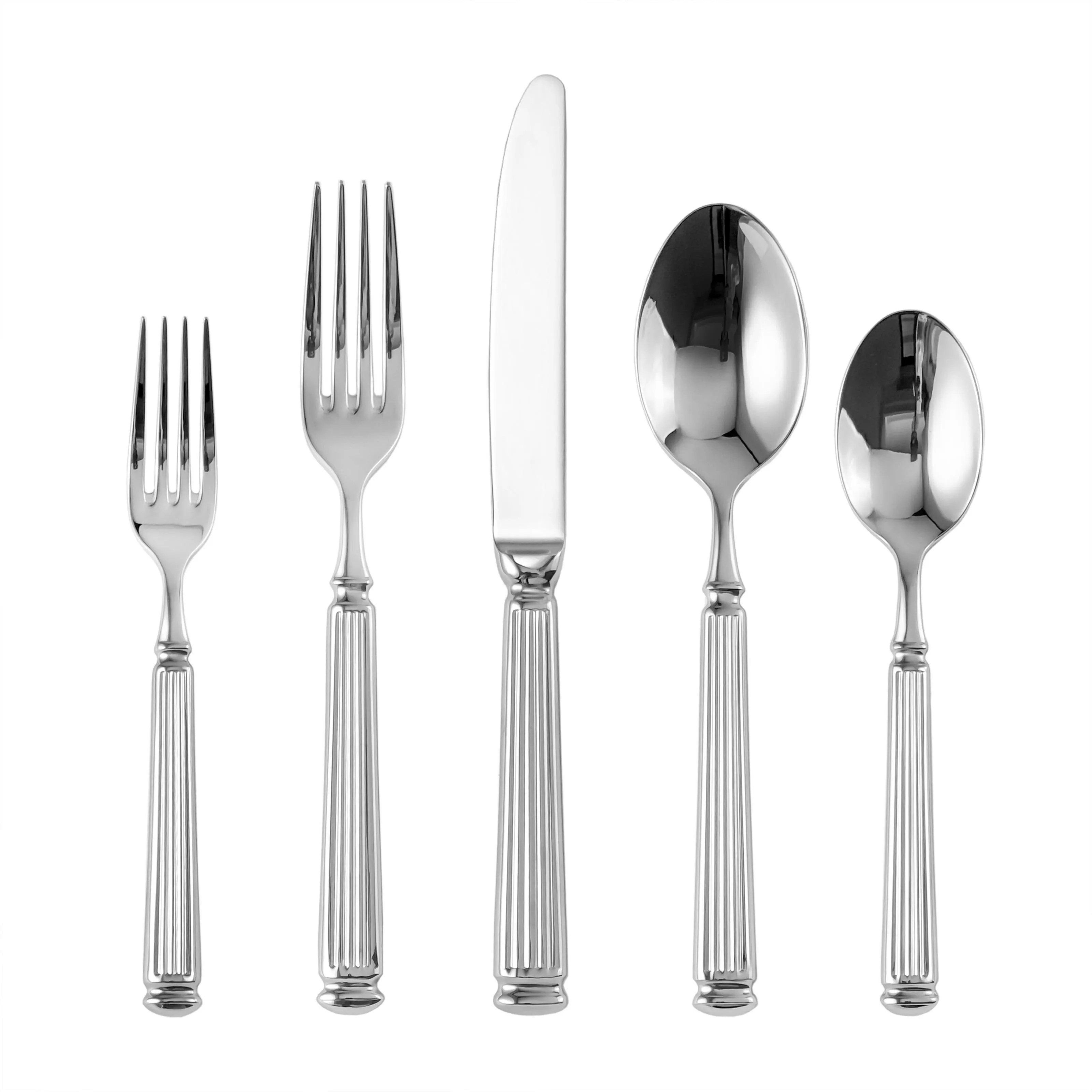 Roman Handle Bulk Flatware Set, Modern Design Silverware Set-2