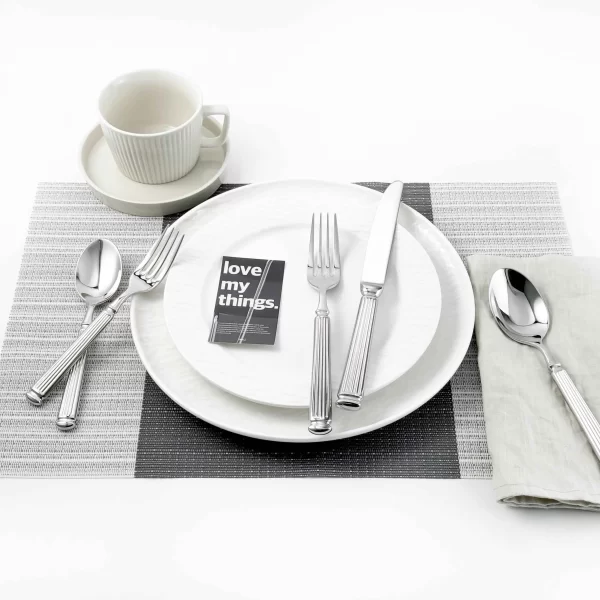 Roman Handle Bulk Flatware Set, Modern Design Silverware Set-6