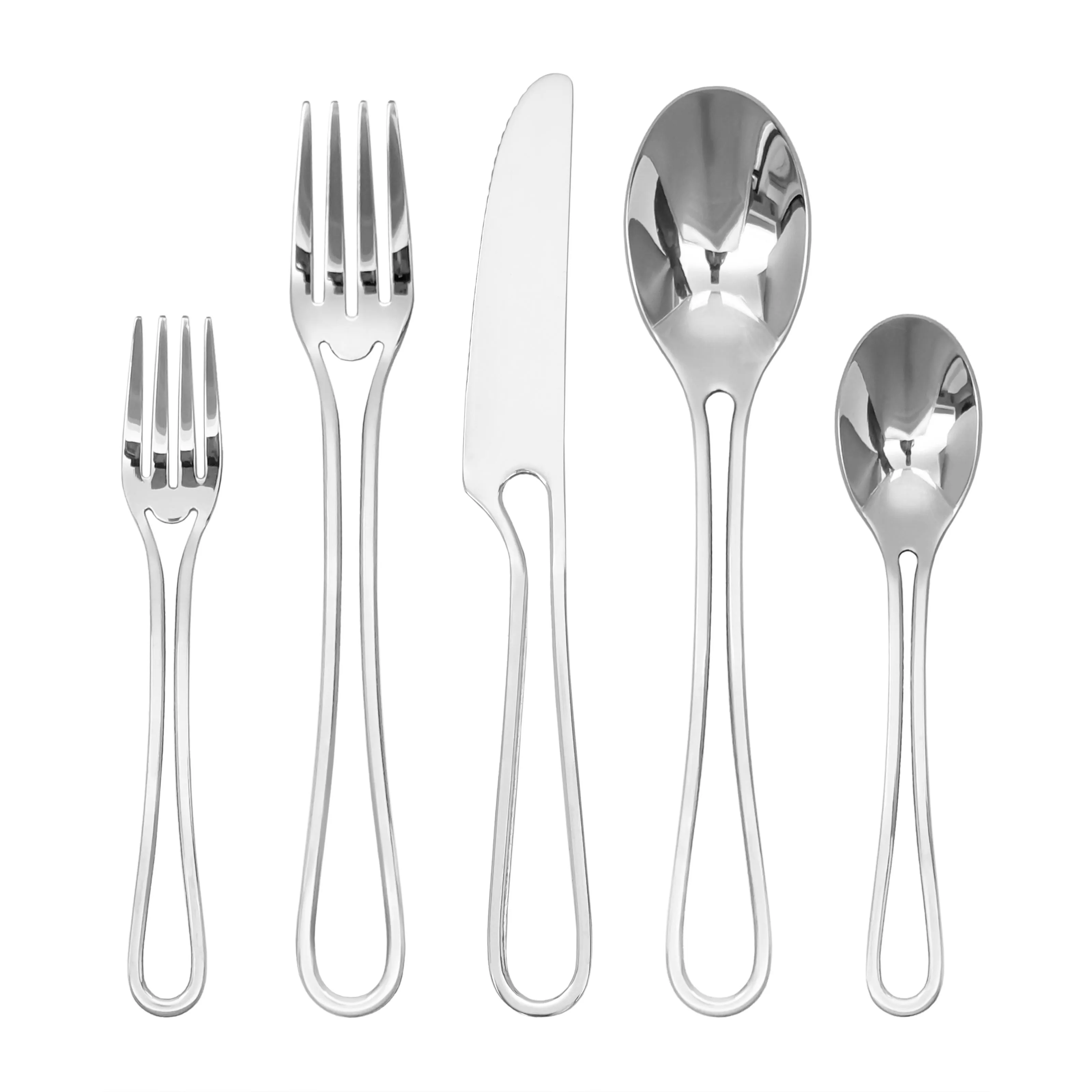 Unique Hollow Handle Wholesale Flatware Bulk For Restaurant-2