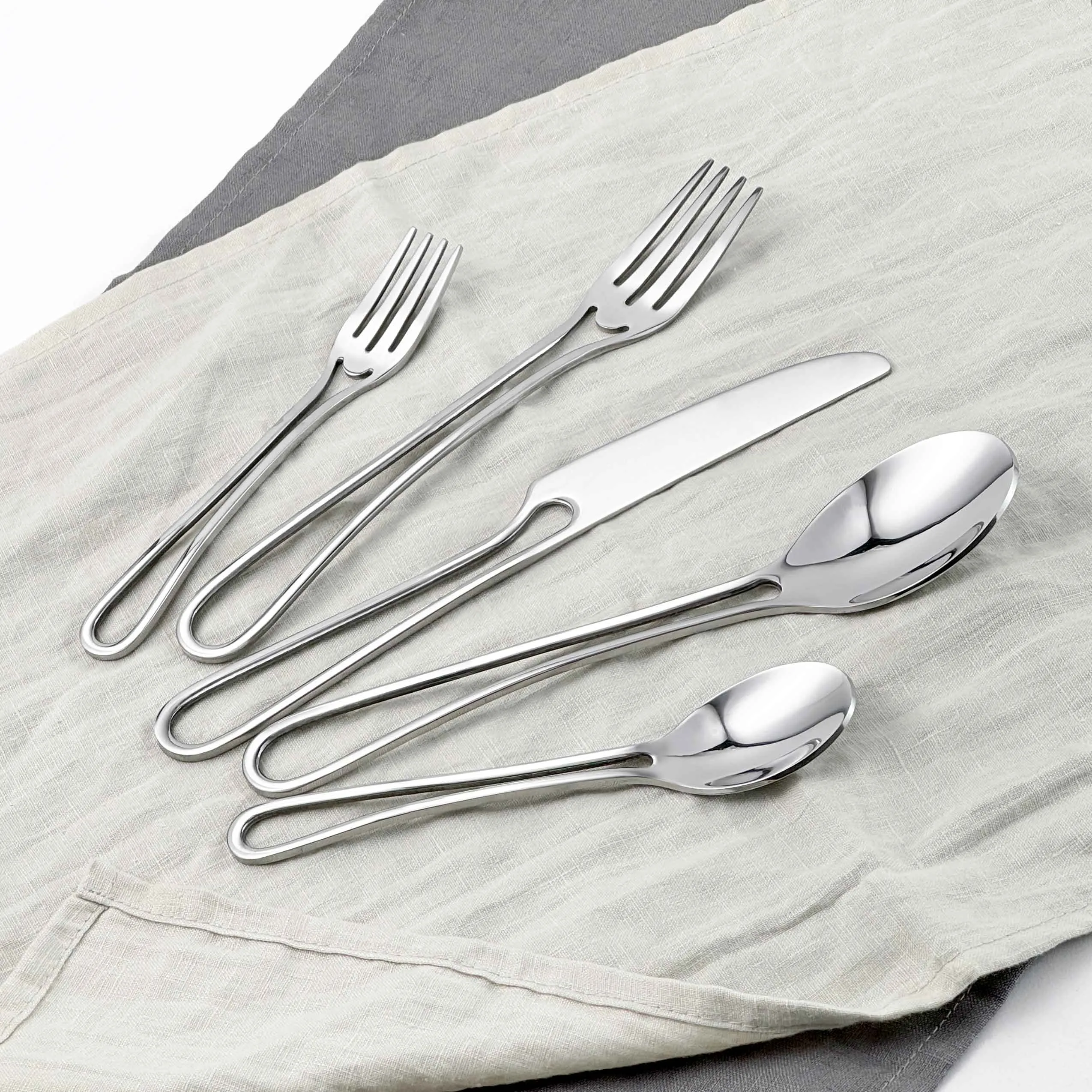 Unique Hollow Handle Wholesale Flatware Bulk For Restaurant-1