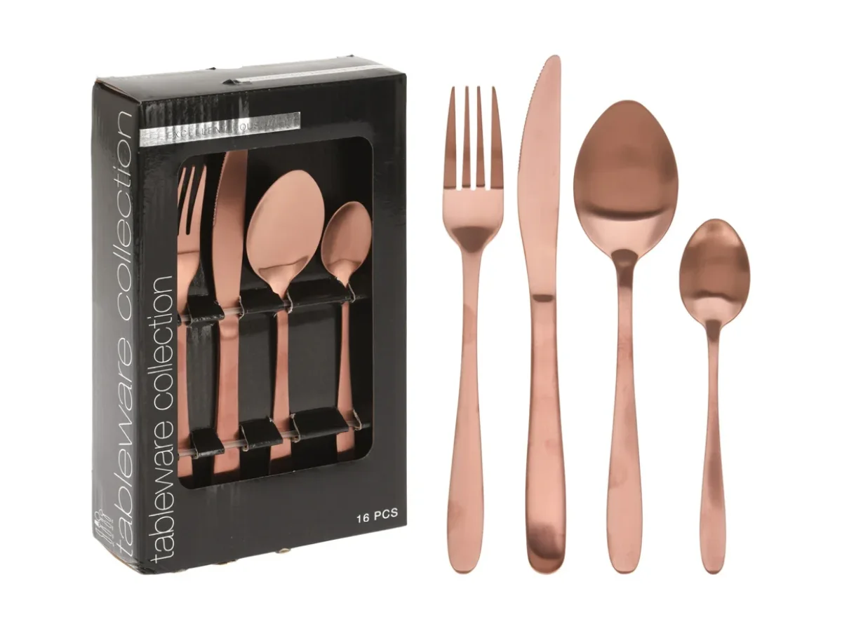 FANGYUAN's Rose Gold Cutlery Set, Premium Feel At The Table
