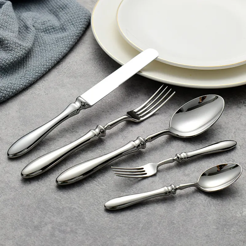 Forged heavy duty handle wholesale silverware for restaurants-6