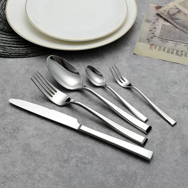 New Design Wholesale Cutlery, Restaurant Silverware Bulk-3