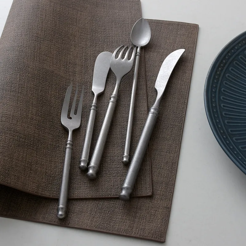 Scratch-Resistant Flatware, Stone Polishing Flatware Sets-1