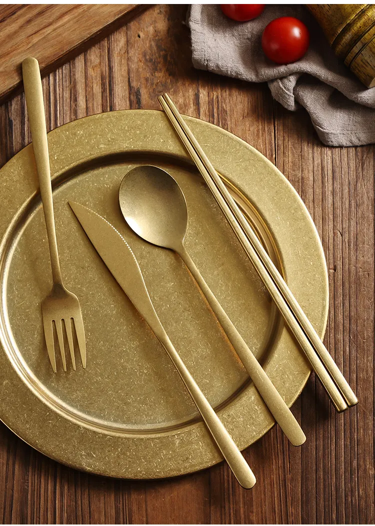 Scratch-Resistant Flatware, Stone Polishing Flatware Sets-18