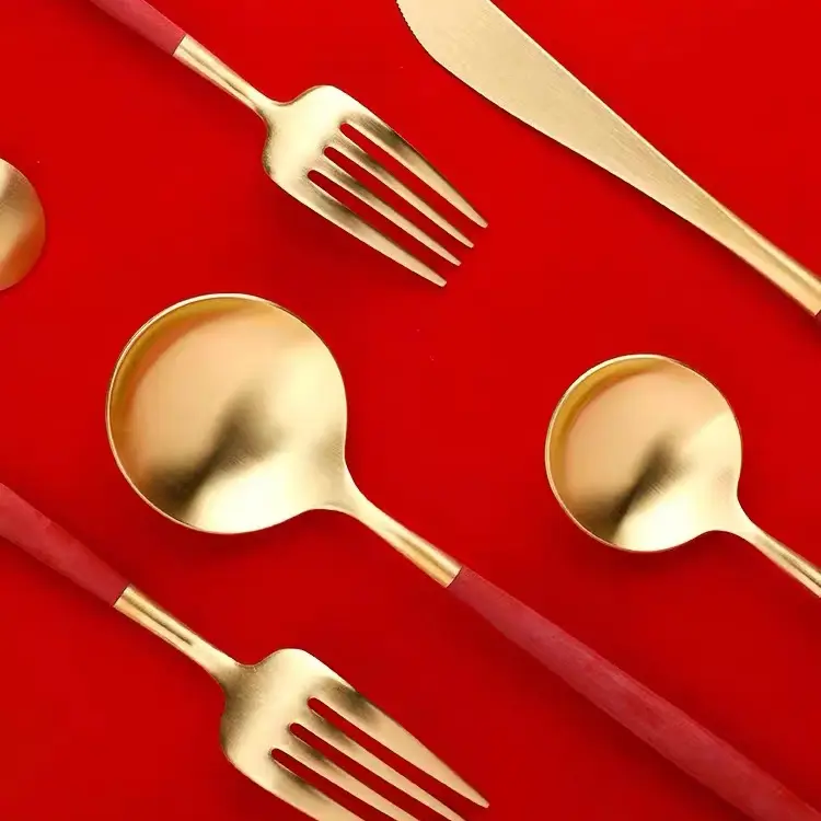 Spray-Painted Flatware Handles, Color Your Brand's Value-1