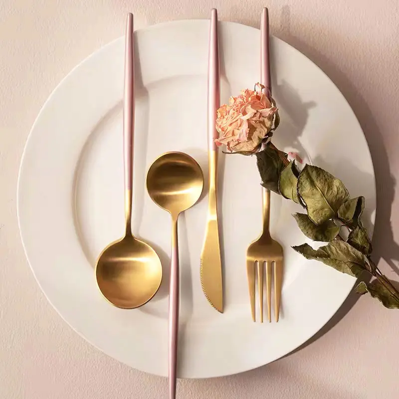 Spray-Painted Flatware Handles, Color Your Brand's Value-2