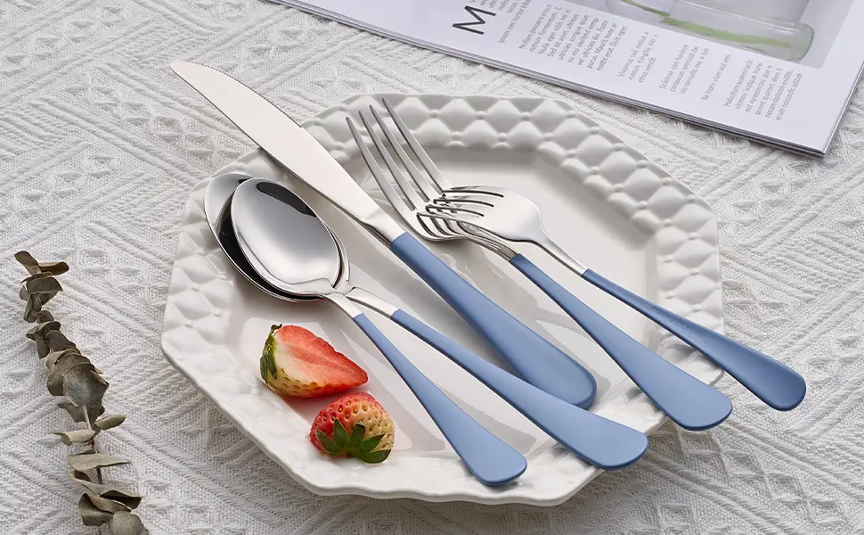 Spray-Painted Flatware Handles, Color Your Brand's Value-5