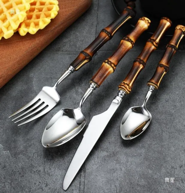 Natural Handle Flatware, Where Stainless Steel Meets Warmth-10