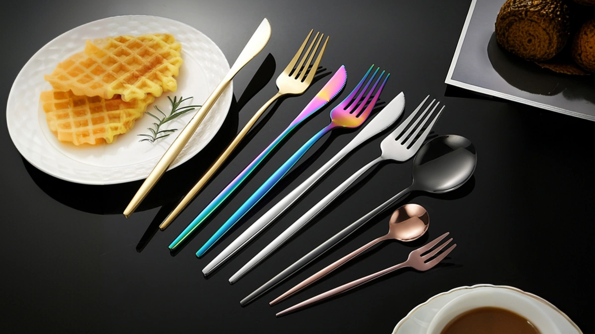 PVD Titanium Coated Silverware, The Ultimate Color Solution-1