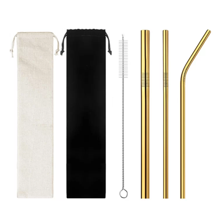 Quality Stainless Steel Straws Wholesale With Brush and Bag